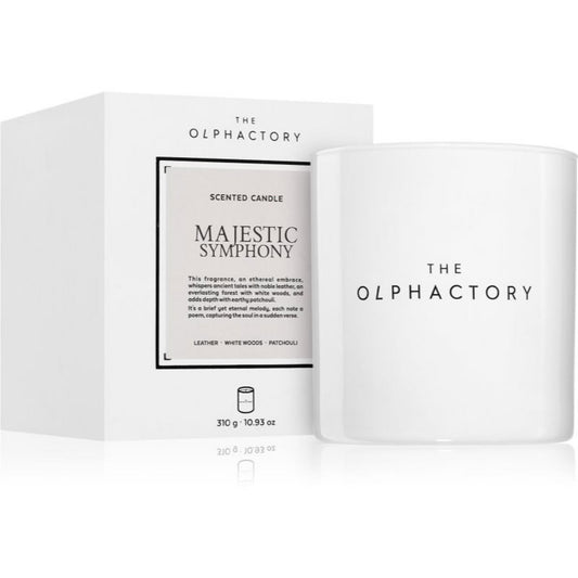 The Olphactory The Olphactory, Majestic Symphony, Leather, Duftkerze, 310 g Regular