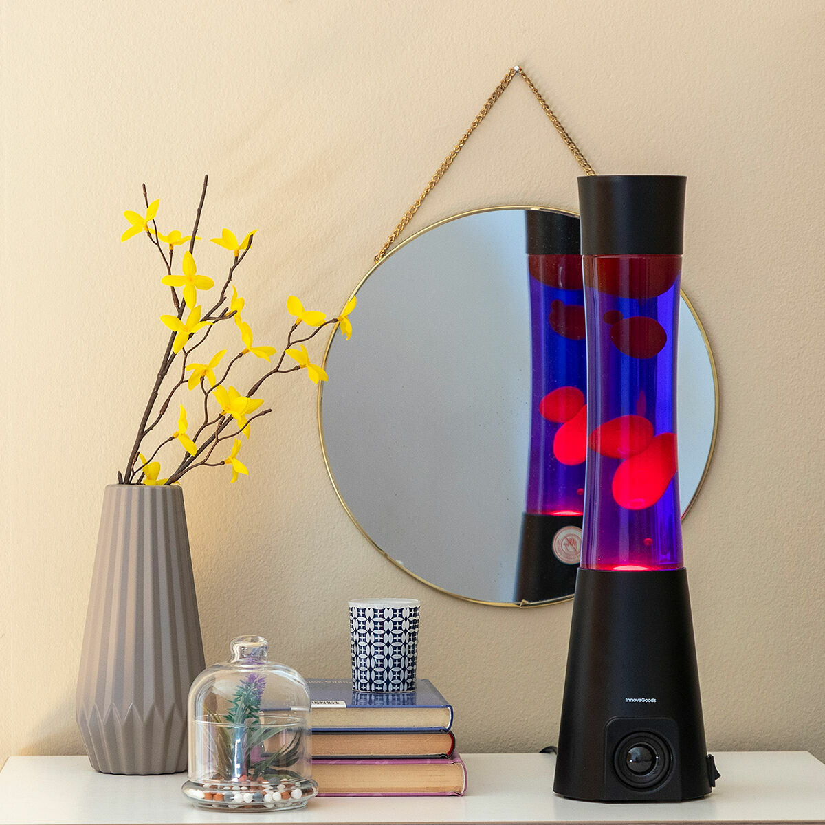 Lavalampe mit Bluetooth-Lautsprecher Maglamp von InnovaGoods im Retro-Design – Ansicht 8