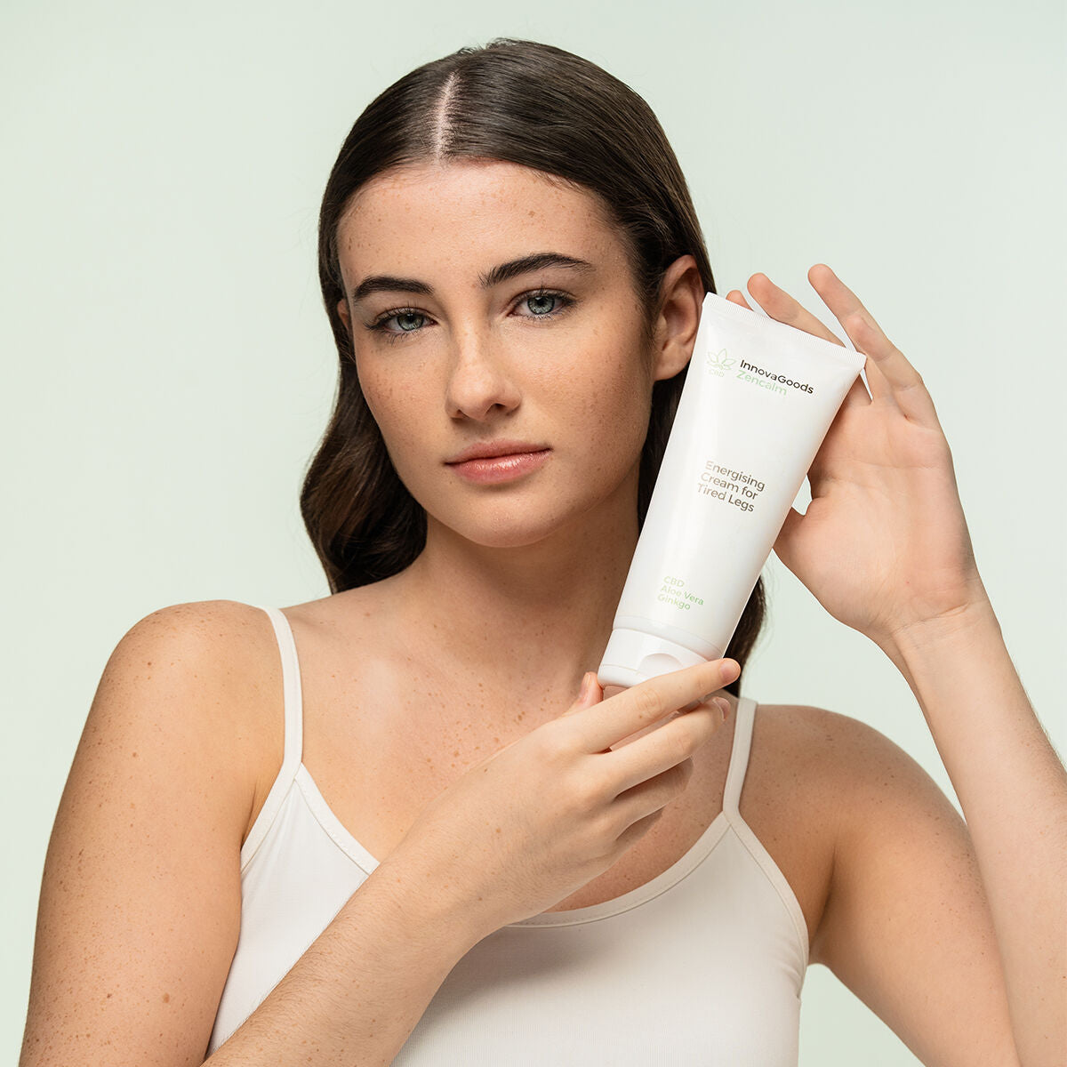 InnovaGoods Set mit CBD-Beincreme und schwarzen Kompressionssocken – Ansicht 8