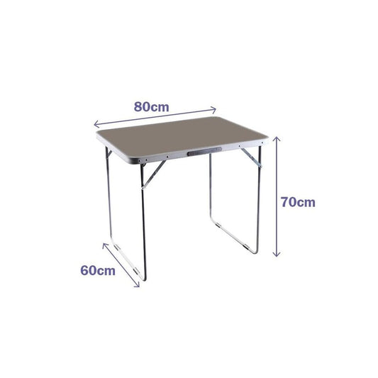 Table Klapptisch Marbueno Braun 80 x 60 x 70 cm