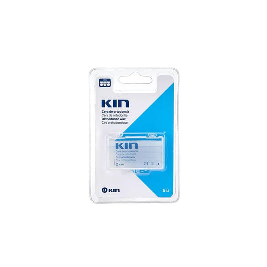 KIN KIN Normal Orthodontic Wax 5 Stück kieferorthopädischer Wachs für Zahnspangen Kosmetik