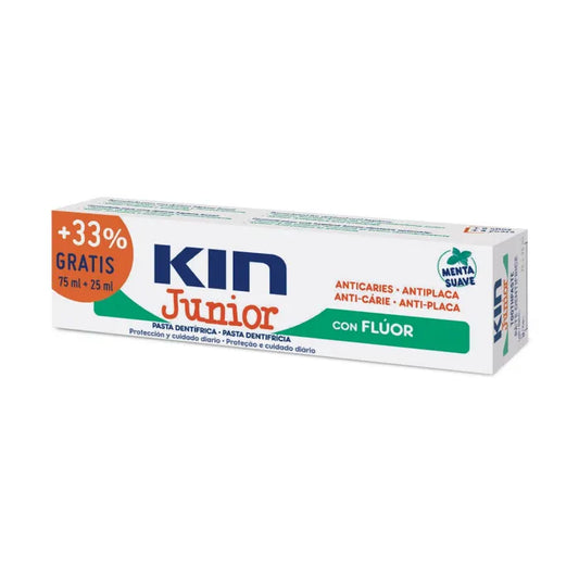 KIN KIN Junior Milde Minze Zahnpasta 75 ml plus 25 ml Kosmetik
