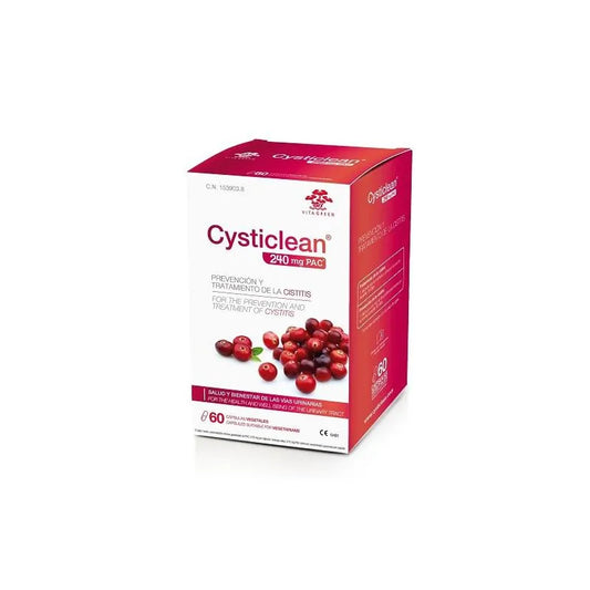 CYSTICLEAN CYSTICLEAN Cysticlean 240 mg 60 Kapseln Nahrungsergänzungsmittel Kosmetik