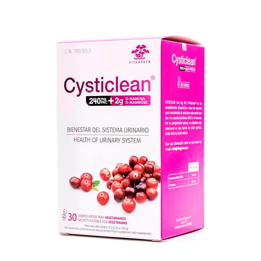 CYSTICLEAN CYSTICLEAN Cysticlean Wellness Für das Harnsystem 30 Beutel 240 mg Kosmetik