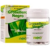 NEO Fitogranulos Grosellero Negro 45 Kapseln Nahrungsergänzung Kosmetik