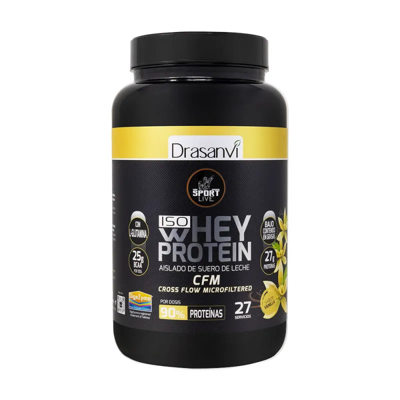 DRASANVI DRASANVI Whey Protein Isolat Vanille 800 g Sport Live Pulver Kosmetik