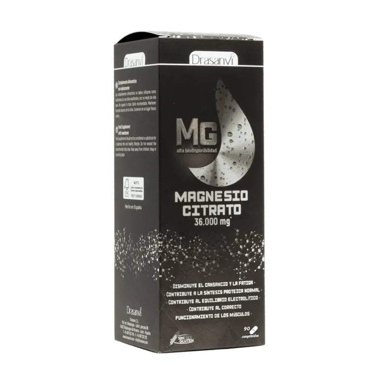 DRASANVI DRASANVI Citrato de Magnesio 90 Tabletten Magnesiumpräparat Kosmetik
