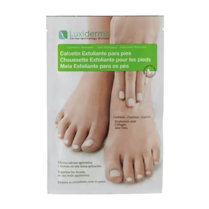 LUXIDERMA LUXIDERMA Peelingsocke für Füße 2 Stück Fußpflege Peeling Socke Kosmetik