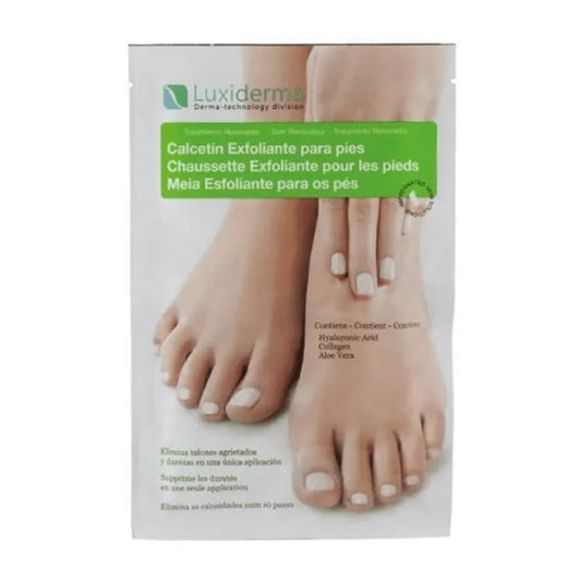 LUXIDERMA LUXIDERMA Peelingsocke für Füße 2 Stück Fußpflege Peeling Socke Kosmetik