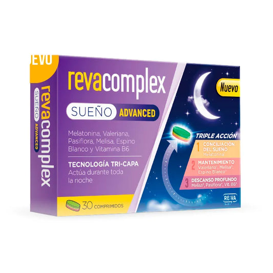 REVA REVA Complex Sleep Advanced 30 Tabletten Nahrungsergänzung für besseren Schlaf Kosmetik