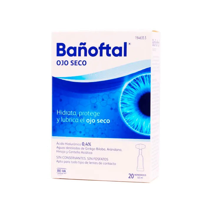 BAÑOFTAL BAÑOFTAL Trockenes Auge Einzeldosis 0,4 ml 20 Stück Augenkosmetik