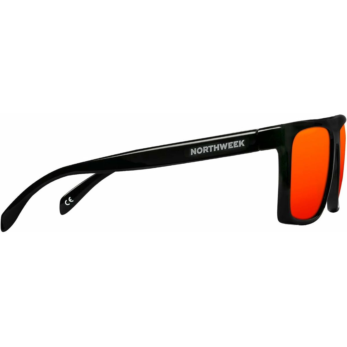 Northweek Unisex-Sonnenbrille Northweek Hale Ø 50 Mm Rot Schwarz