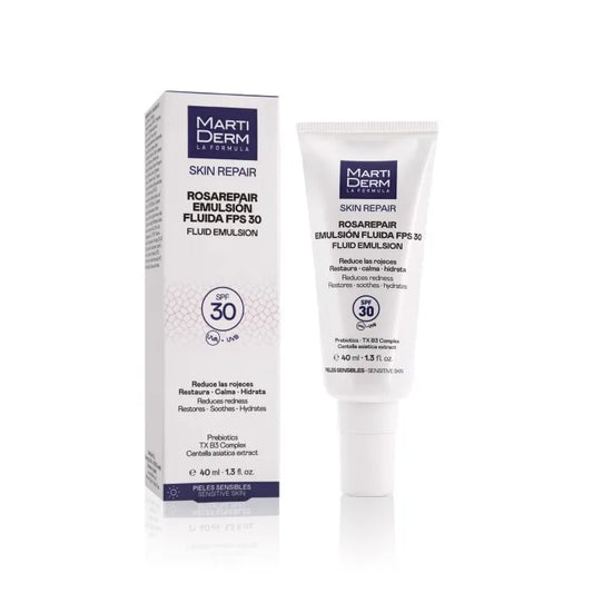 MARTIDERM MARTIDERM Rosarepair Flüssige Emulsion SPF30 40 ml Sonnenschutz Kosmetik