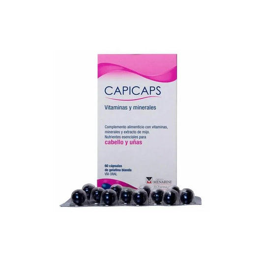 MENARINI MENARINI Capicaps Cabello y Uñas 60 Kapseln Nahrungsergänzung für Haare und Nägel Kosmetik