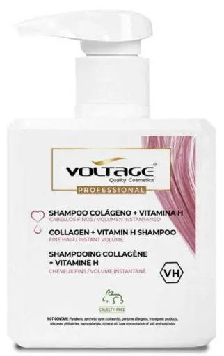VOLTAGE COSMETICS VOLTAGE COSMETICS Colágeno Vitamina H Shampoo 500 ml Kosmetik