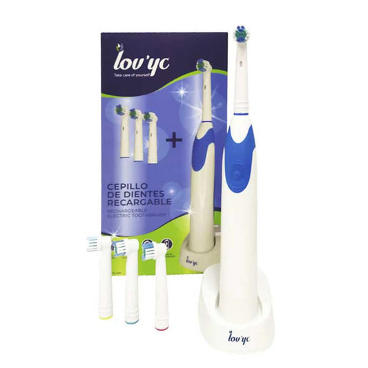 LOVYC LOVYC Lovyc Elektrische Zahnbürste Wiederaufladbar 4 Aufsteckbürsten 1 Stück Kosmetik