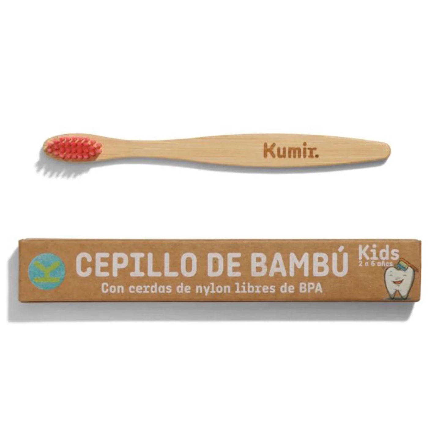 LOVYC LOVYC Lovyc Kids Bambus Zahnbürste Rot 1 Stück Kosmetik