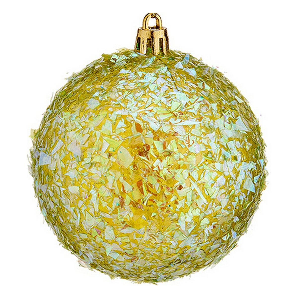 Grüne Weihnachtsbaumkugeln aus Kunststoff, Ø 8 cm, 6 Stück, Krist+