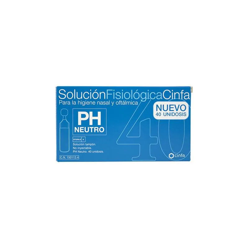 CINFA CINFA Solución Fisiológica für Nasenhygiene 40 Einzelportionen Unidosis Kosmetik
