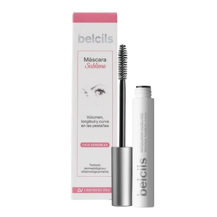 BELCILS BELCILS Mascara Sublime Extra Volume Schwarz 8 ml Mascara für voluminöse Wimpern