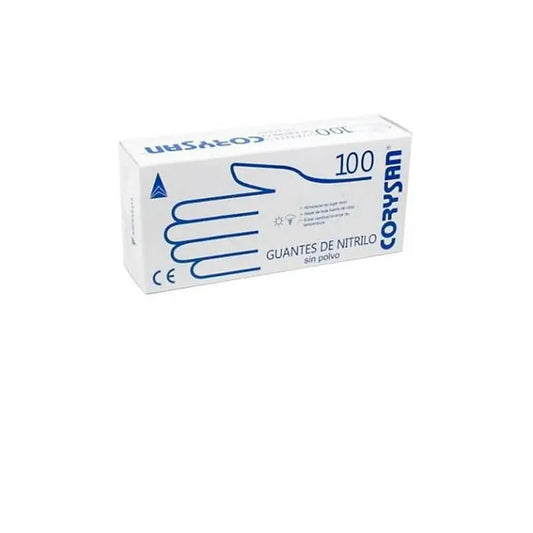 CORYSAN CORYSAN Nitrilhandschuhe puderfrei Größe S Powder Free Kosmetikhandschuhe