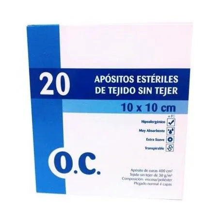 O.C O.C Compresa Sin Tejido 20 Stück 10 x 10 cm Kosmetikpads