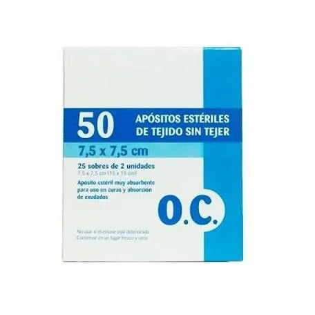 O.C O.C Sterile Kompresse Vliesstoff 7,5 x 7,5 cm 20 Stück Kosmetik