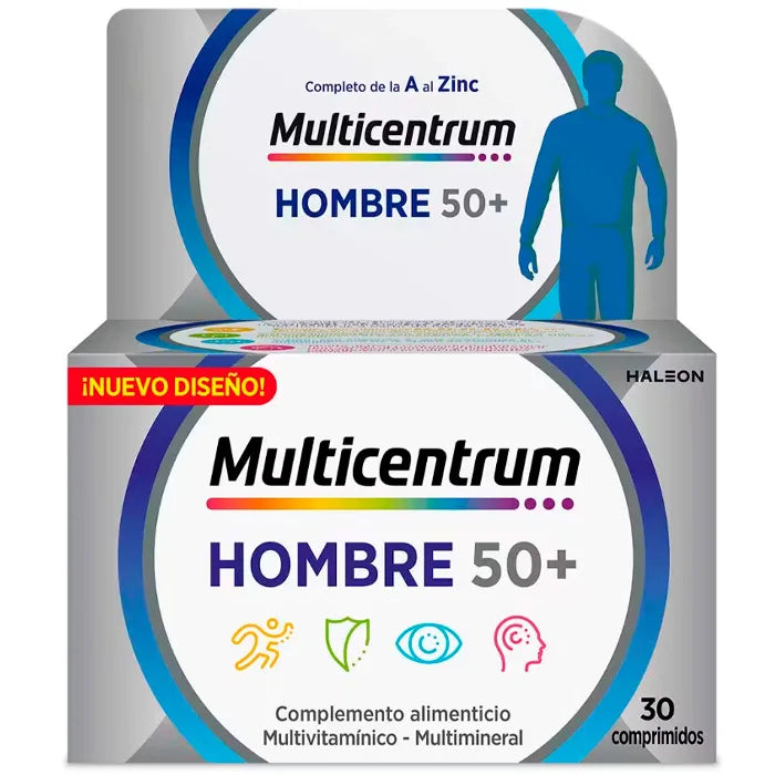 MULTICENTRUM MULTICENTRUM Mann 50+ Nahrungsergänzung 30 Tabletten Kosmetik