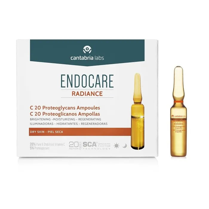 ENDOCARE ENDOCARE C20 Proteoglykane 30 Ampullen für trockene und dehydrierte Haut Kosmetik