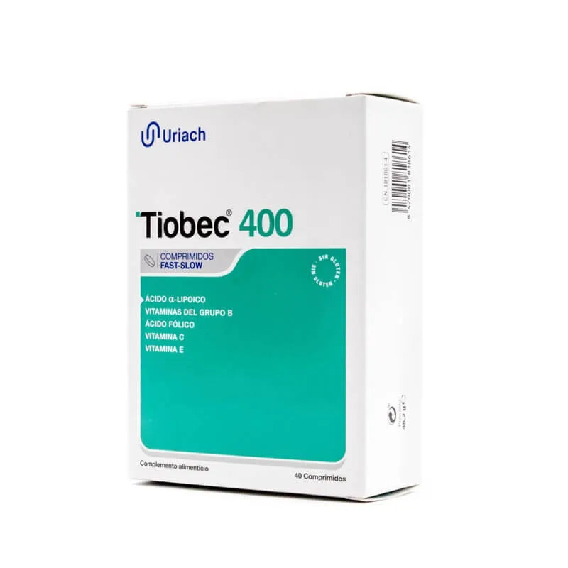 URIACH URIACH Tiobec 400 Tabletten 40 Stück Nahrungsergänzung Kosmetik
