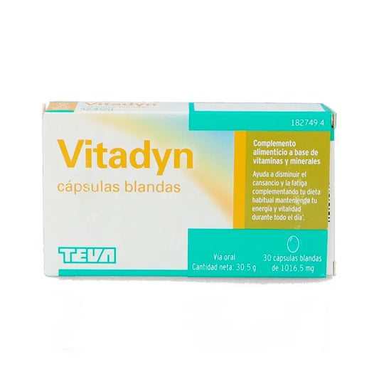 TEVA PHARMA TEVA PHARMA Vitadyn 30 Weichkapseln Nahrungsergänzung Kosmetik