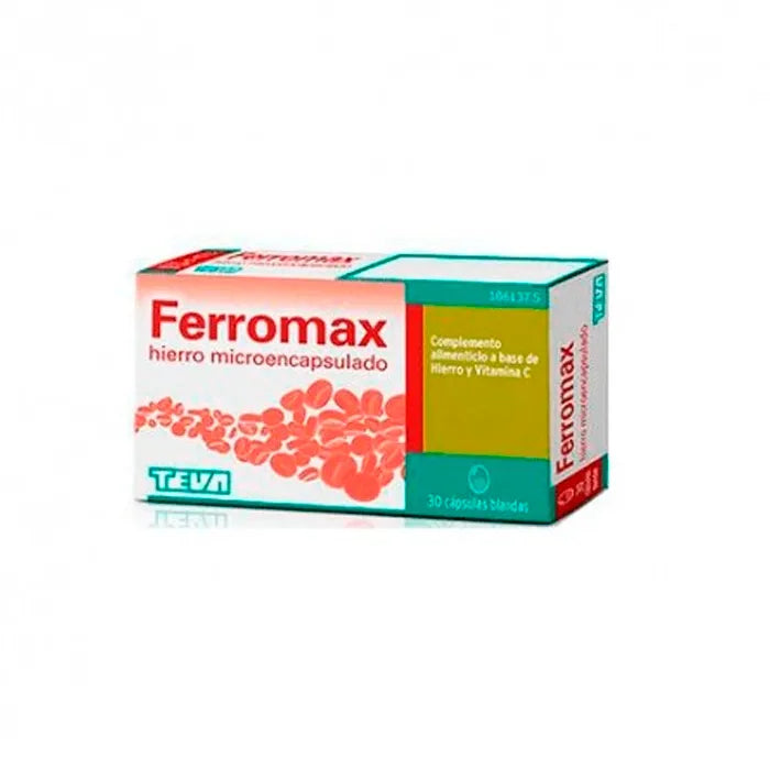 TEVA PHARMA TEVA PHARMA Ferromax 30 Weichkapseln Nahrungsergänzungsmittel Kosmetik