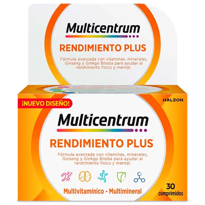 MULTICENTRUM MULTICENTRUM Multizentrum Leistung Plus 30 Comprimidos Tabletten Kosmetik