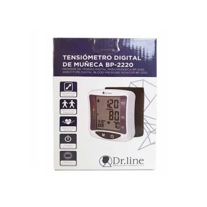 DR. LINE DR. LINE Digitales Handgelenk-Blutdruckmessgerät Modell BP2220 Blutdruckmesser Kosmetik