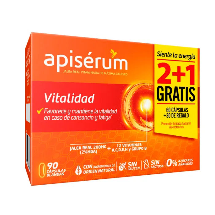 APISÉRUM APISÉRUM Apiserum Vitaminate 3 Packungen mit je 30 Kapseln Nahrungsergänzung