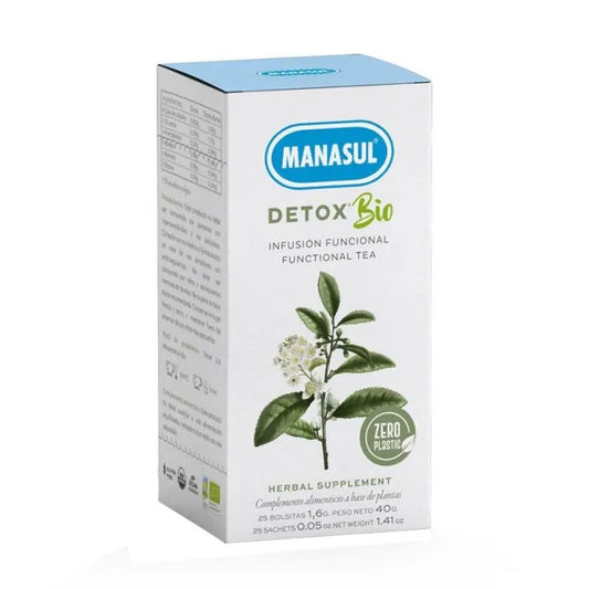 MANASUL MANASUL Detox Bio 25 Säckchen Detox-Kur Nahrungsergänzung Kosmetik