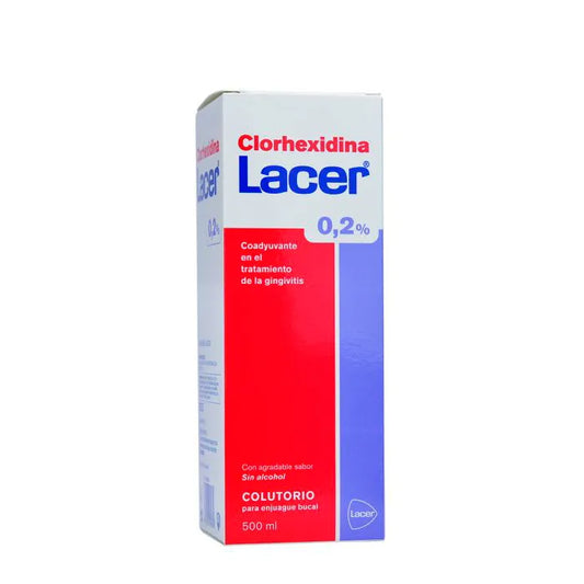 LACER LACER Mundspülung Clorhexidina 0,2% 500 ml antibakterielle Lösung Conditioner