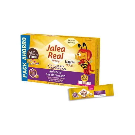 JUANOLA JUANOLA Gelée Royale Kinder 28 Sticks Gelée Royale für Kinder Kosmetik