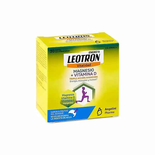 LEOTRON LEOTRON Magnesium+Vitamin D 30 Sticks Nahrungsergänzungsmittel Kosmetik