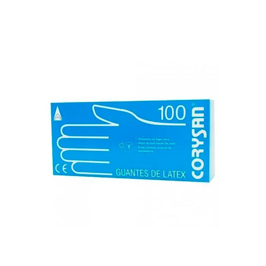 CORYSAN CORYSAN Latex-Handschuhe mittlere Größe 100 Stück Kosmetik