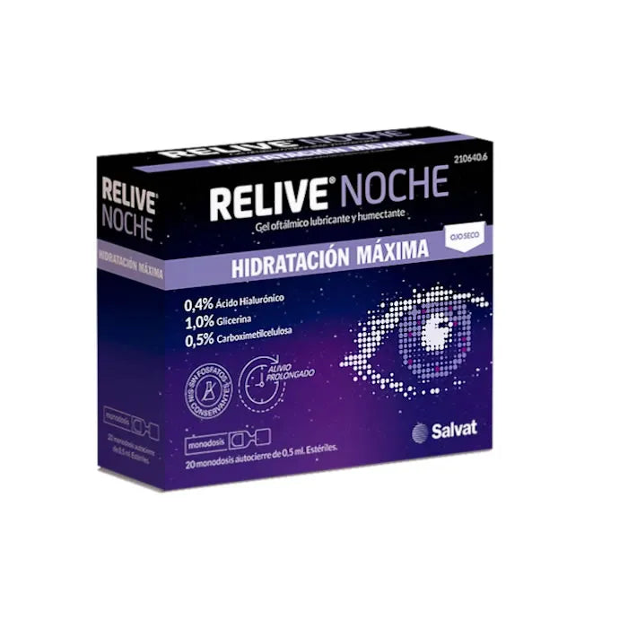 SALVAT SALVAT Relive Night 20 Einzeldosis Nachtpflege Kosmetikprodukt