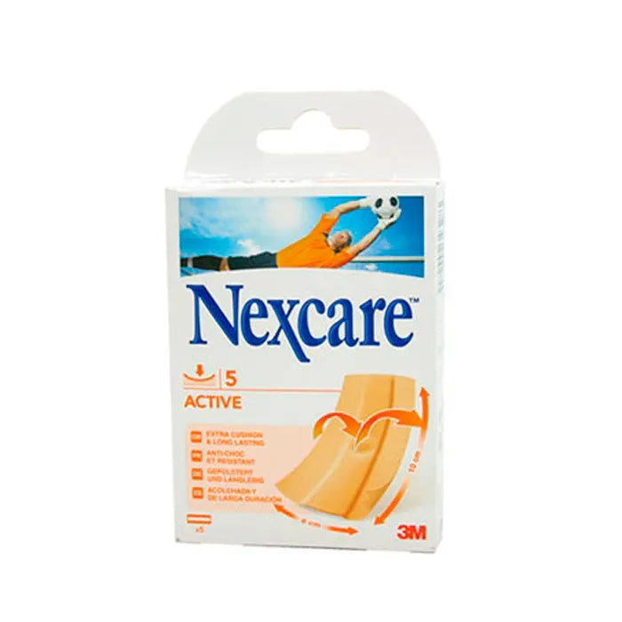 NEXCARE NEXCARE Active Strips 5 Stück 10 x 6 cm Wundpflaster Streifen Kosmetik