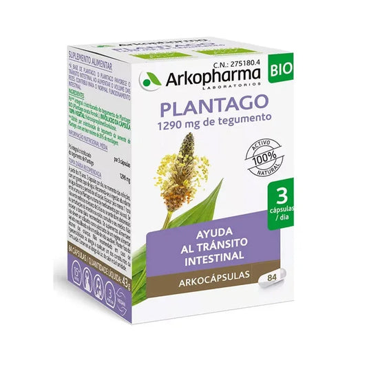 ARKOPHARMA ARKOPHARMA Arkocapsulas Plantago 84 Kapseln Nahrungsergänzung Kosmetik