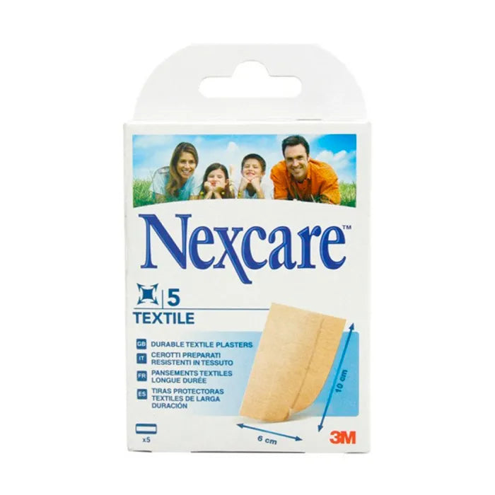 NEXCARE NEXCARE Textile Strips 5 Stück 10 x 6 cm Wundpflaster aus Textil Kosmetik