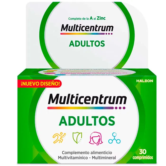 MULTICENTRUM MULTICENTRUM Erwachsene 30 Tabletten Multivitamin Nahrungsergänzung Kosmetik