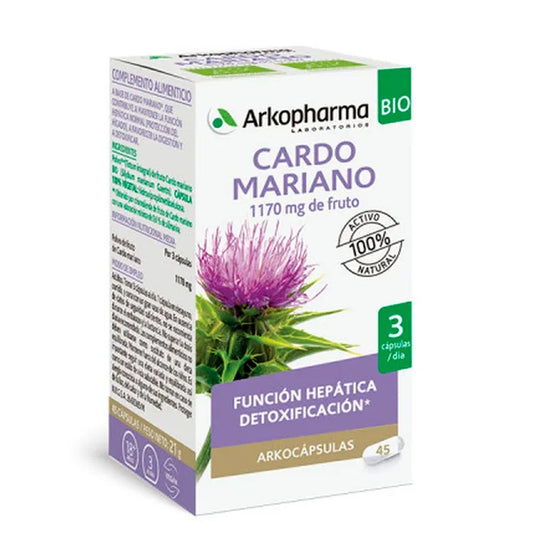 ARKOPHARMA ARKOPHARMA Mariendistel 45 Kapseln Nahrungsergänzung Kosmetik