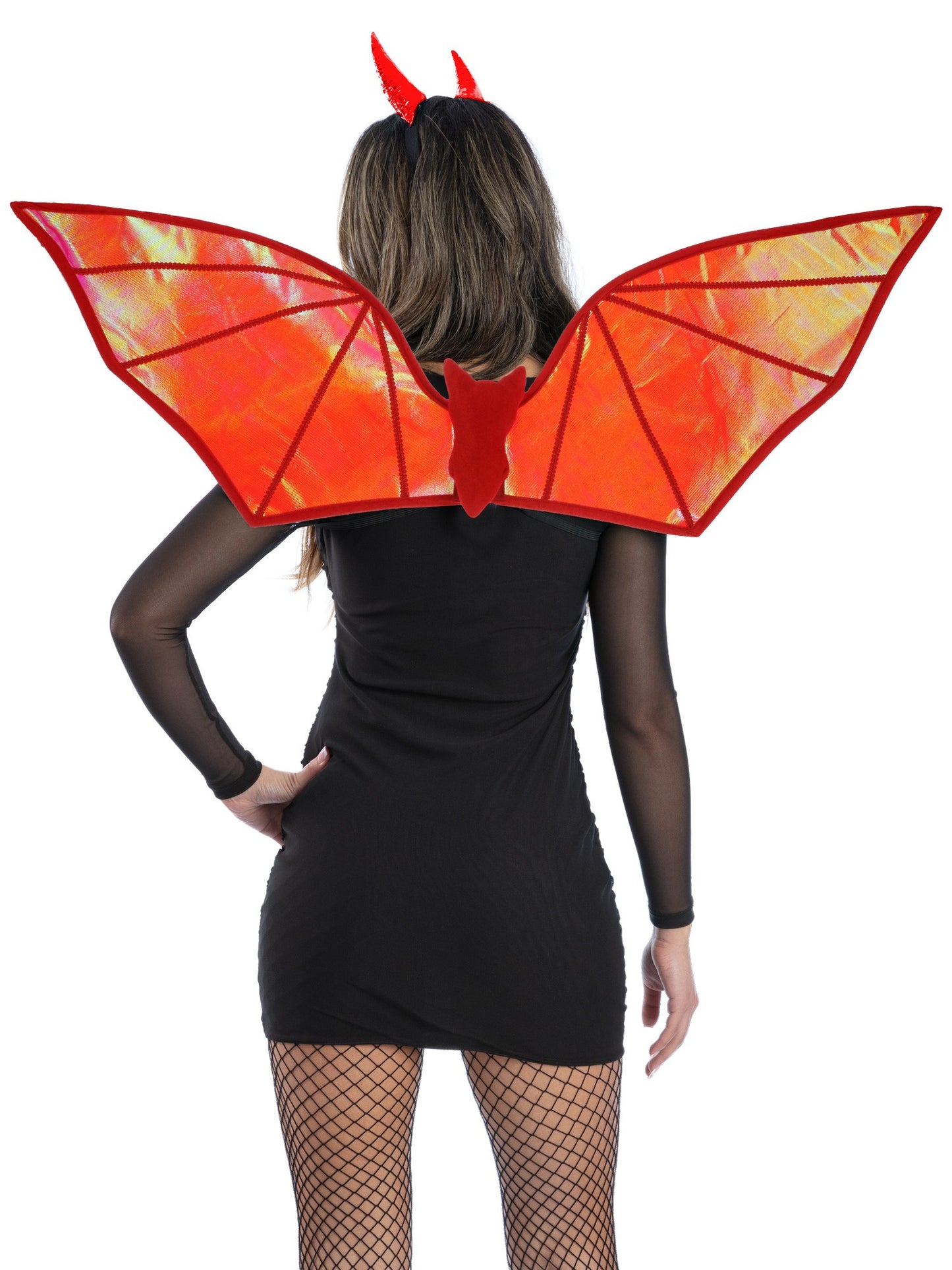 Smiffys Red Iridescent Devil Kit AC für Unisex