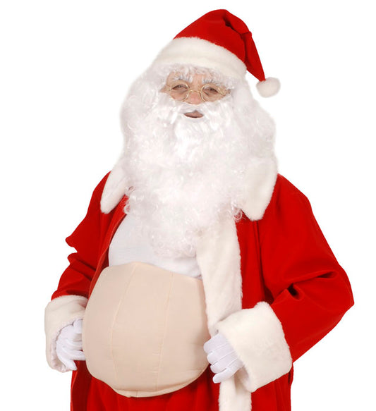"WAMPE" für Weihnachtsmann, Bierbauch etc. Beige / Hautfarbe