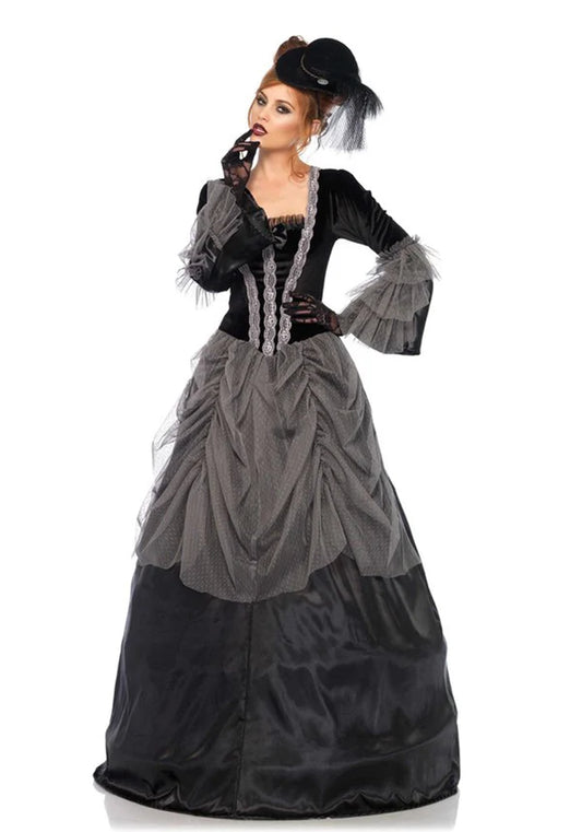 Leg Avenue Steampunk Viktorianisches Ballkleid Damenkostüm Grösse L – Produktansicht