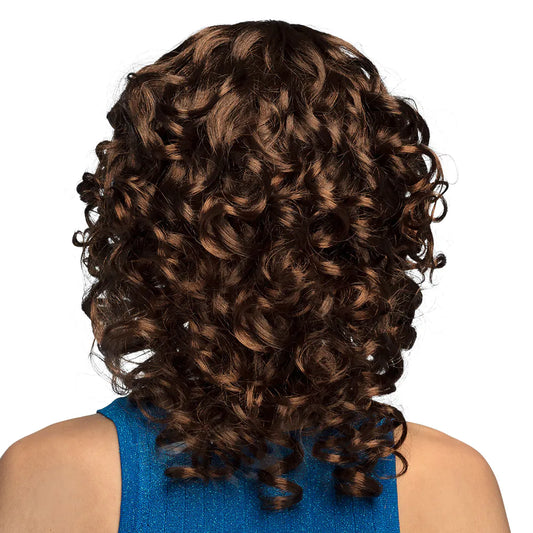 Perücke Cocktail braun